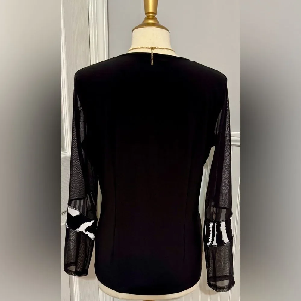 Picadilly Fashions black & white top! - Picture 12 of 14